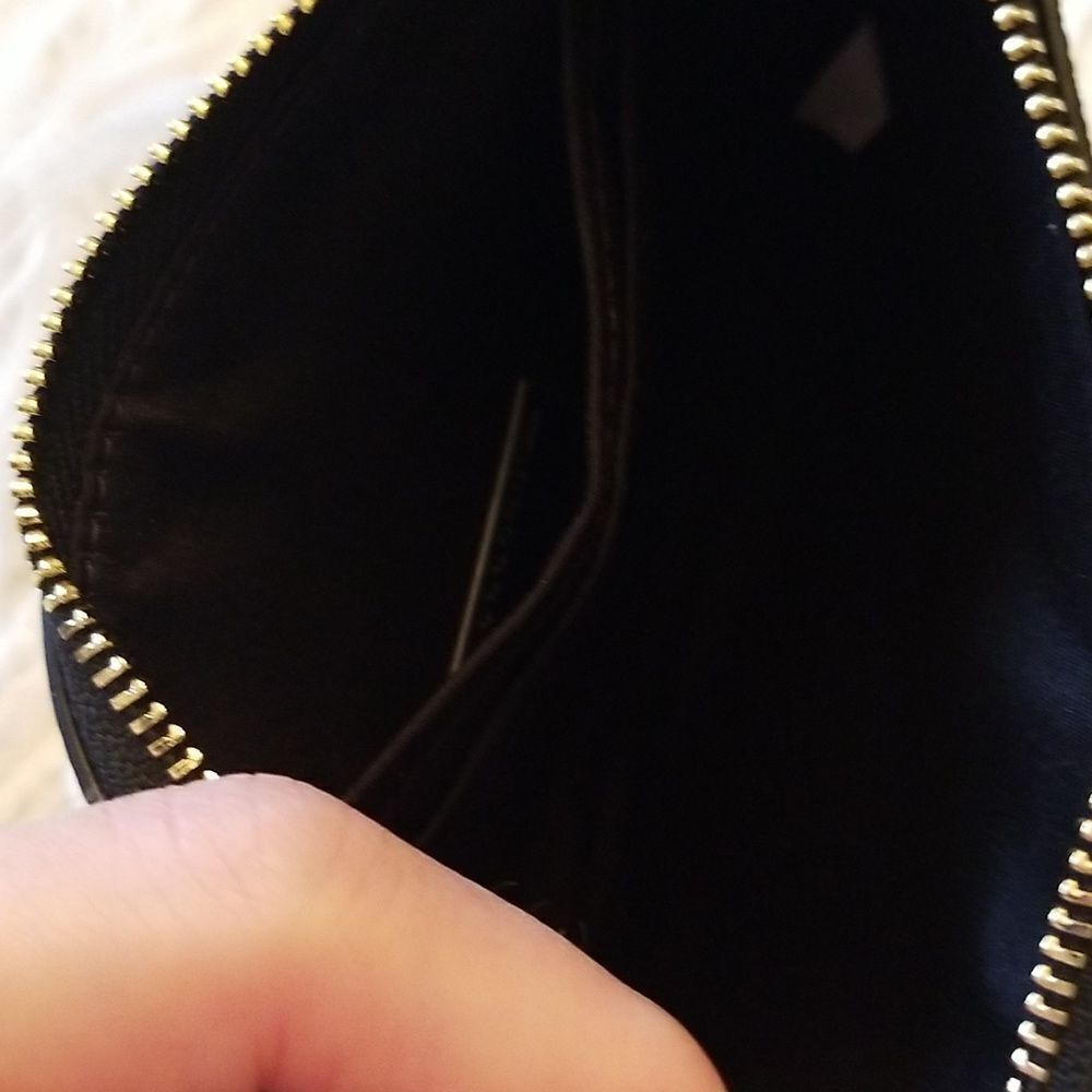 Coach black pebble leather pouch - Picture 7 of 13